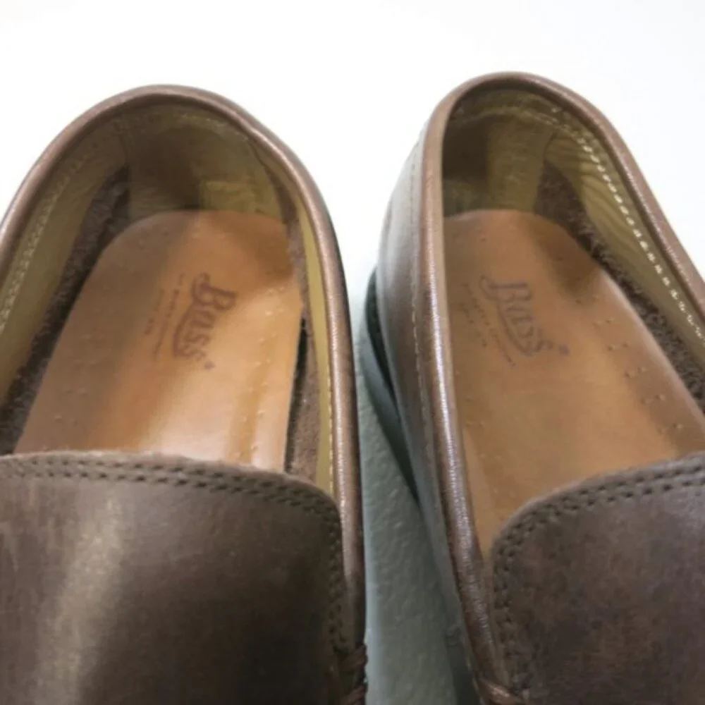 Bass Oil Tanned Leather Casual Dress Loafers Men's Shoes Footwear Sz 10.5 M